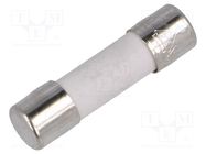 Fuse: fuse; time-lag; 4A; 250VAC; ceramic,cylindrical; 5x20mm; bulk CONQUER ELECTRONIC