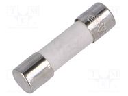 Fuse: fuse; time-lag; 6.3A; 250VAC; ceramic,cylindrical; 5x20mm CONQUER ELECTRONIC