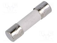 Fuse: fuse; time-lag; 630mA; 250VAC; ceramic,cylindrical; 5x20mm CONQUER ELECTRONIC