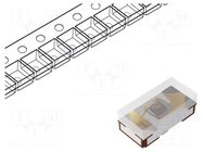 LED; yellow; SMD; 0402; 28÷180mcd; 2÷2.4VDC; 1x0.5x0.35mm; 130° LITEON