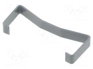 Locking clamp; PIN: 10; Application: IDC plug 3M