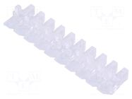 Fiber for LED; 2x5mm; L: 14.4mm; No.of mod: 10; rectangular MENTOR