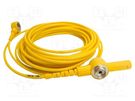 Connection cable; yellow; 4.5m COBA EUROPE
