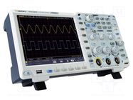 Oscilloscope: digital; Ch: 2; 300MHz; 2,5Gsps; 40Mpts; LCD TFT 8" 