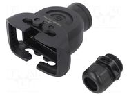 Enclosure for connectors: HDC; size 10B; for cable; Han-Eco® B HARTING