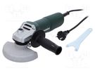 Angle grinder; electric; max.1.9Nm; 750W; 11500rpm; 230VAC; 125mm METABO