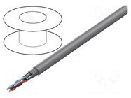 Wire; 1x2x22AWG,1x2x24AWG; DeviceNet; stranded; Cu; grey; none HELUKABEL