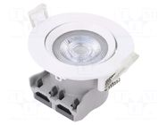 Lamp: LED spotlight; 5W; 220/240VAC; neutral white; 36°; 4000K TUNGSRAM