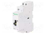 Contactor: 2-pole installation; 25A; 220VAC; NO x2; IP20; ICT; 500V SCHNEIDER ELECTRIC