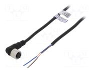 Connection lead; M12; PIN: 2; angled; 2m; plug; CL; Insulation: PVC AUTONICS