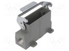 Enclosure: for HDC connectors; size D16A; with latch; angled DEGSON ELECTRONICS