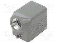 Enclosure: for HDC connectors; size D6B; for cable; for latch DEGSON ELECTRONICS