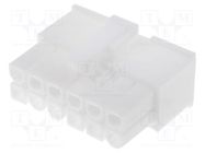 Connector: wire-wire/PCB; plug; female; Mini-Fit Jr; 4.2mm; PIN: 12 MOLEX