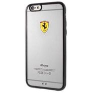 Ferrari Hardcase FEHCP6LBK iPhone 6/6S Plus racing shield transparent black, Ferrari