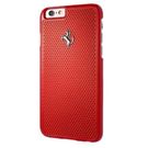 Ferrari Hardcase FEPEHCP6RE iPhone 6/6S perforated aluminum red/red, Ferrari
