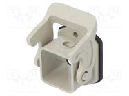 Enclosure: for HDC connectors; size D3A; with latch; straight DEGSON ELECTRONICS