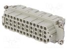 Connector: HDC; contact insert; female; DEE; PIN: 46; 46+PE; crimped DEGSON ELECTRONICS