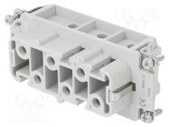 Connector: rectangular; female; 400V; 41A; PIN: 6; Layout: 6+PE PHOENIX CONTACT