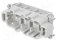 Connector: rectangular; male; 400V; 41A; PIN: 6; Layout: 6+PE PHOENIX CONTACT