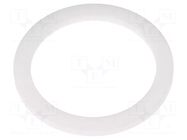 Gasket; PTFE; Thk: 3mm; Øint: 40.2mm; Øout: 51.5mm; M40; white LAPP