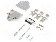 Connector: D-Sub; PIN: 15; female; straight; screw terminal; 13mm AMPHENOL COMMUNICATIONS SOLUTIONS