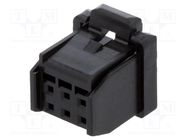 Connector: wire-board; plug; female; PIN: 6; DF51K; Pitch: 2mm; 250V HIROSE