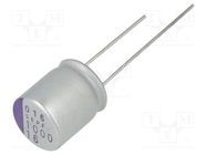 Capacitor: polymer; 1mF; 16VDC; SEPF; THT; ±20%; -55÷105°C; Ø10x13mm PANASONIC