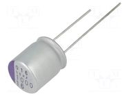 Capacitor: polymer; 1mF; 16VDC; THT; ±20%; Ø10x13mm; OS-CON SEPF PANASONIC
