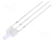 LED; red/green; bicolour; 620÷630mcd; 520÷530mcd; 90°; Front: flat OPTOSUPPLY