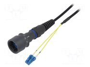 Fiber patch cord; PIN: 2; single mode duplex (SM); bayonet; LC BULGIN