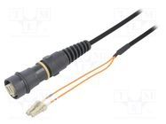 Fiber patch cord; PIN: 2; multi mode duplex (MM); bayonet; LC BULGIN