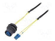 Fiber patch cord; PIN: 2; single mode duplex (SM); bayonet; LC BULGIN