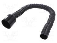 Accessories: flexible pipe; for soldering fume absorber 