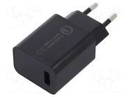 Charger: USB; Usup: 100÷240VAC; 5VDC,9VDC,12VDC; Out: USB; 3A; 18W XTAR