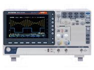 Oscilloscope: digital; Ch: 2; 200MHz; 1Gsps; 10Mpts; colour,LCD 7" GW INSTEK