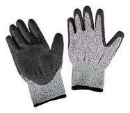 GLOVES, CUT-RESISTANT, S, GRY/WHT
