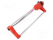 Oscillating sprinkler; ABS,aluminium; adjustable; Holes no: 17 YATO