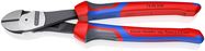 KNIPEX 74 02 250 High Leverage Diagonal Cutter with comfort handles black atramentized 250 mm