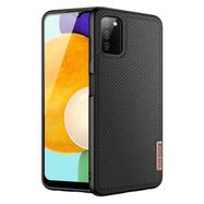 Dux Ducis Fino case covered with nylon material for Samsung Galaxy A03s black, Dux Ducis