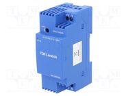 Power supply: switching; for DIN rail; 30W; 24VDC; 1.25A; -20÷70°C TDK-LAMBDA