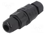 Connector: AC supply; coupler; 250V; 5A; IP67; screw terminal CONNFLY