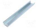 DIN rail; steel; W: 35mm; H: 15mm; L: 215mm; for enclosures ETI POLAM