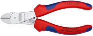 KNIPEX 74 05 140 High Leverage Diagonal Cutter with multi-component grips chrome-plated 140 mm