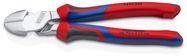 KNIPEX 74 05 200 High Leverage Diagonal Cutter with comfort handles chrome-plated 200 mm