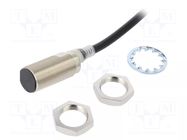 Sensor: inductive; OUT: PNP / NO; 0÷14mm; 10÷30VDC; M18; 2m; IP67 OMRON