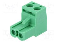 Pluggable terminal block; 5.08mm; ways: 2; straight; plug; female PHOENIX CONTACT