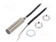Sensor: inductive; OUT: PNP / NO; 0÷12mm; 10÷30VDC; M18; 2m; IP67 OMRON