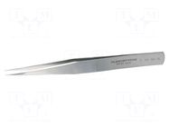 Tweezers; 130mm; Blade tip shape: sharp; non-magnetic LINDSTRÖM