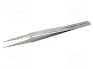 Tweezers; 120mm; SMD; Type of tweezers: straight LINDSTRÖM