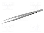 Tweezers; 140mm; Blade tip shape: sharp LINDSTRÖM
